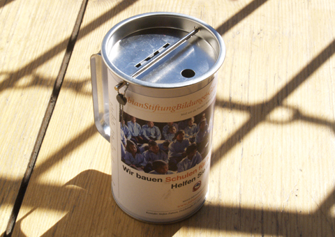 FabianStiftung Sammelbüchse